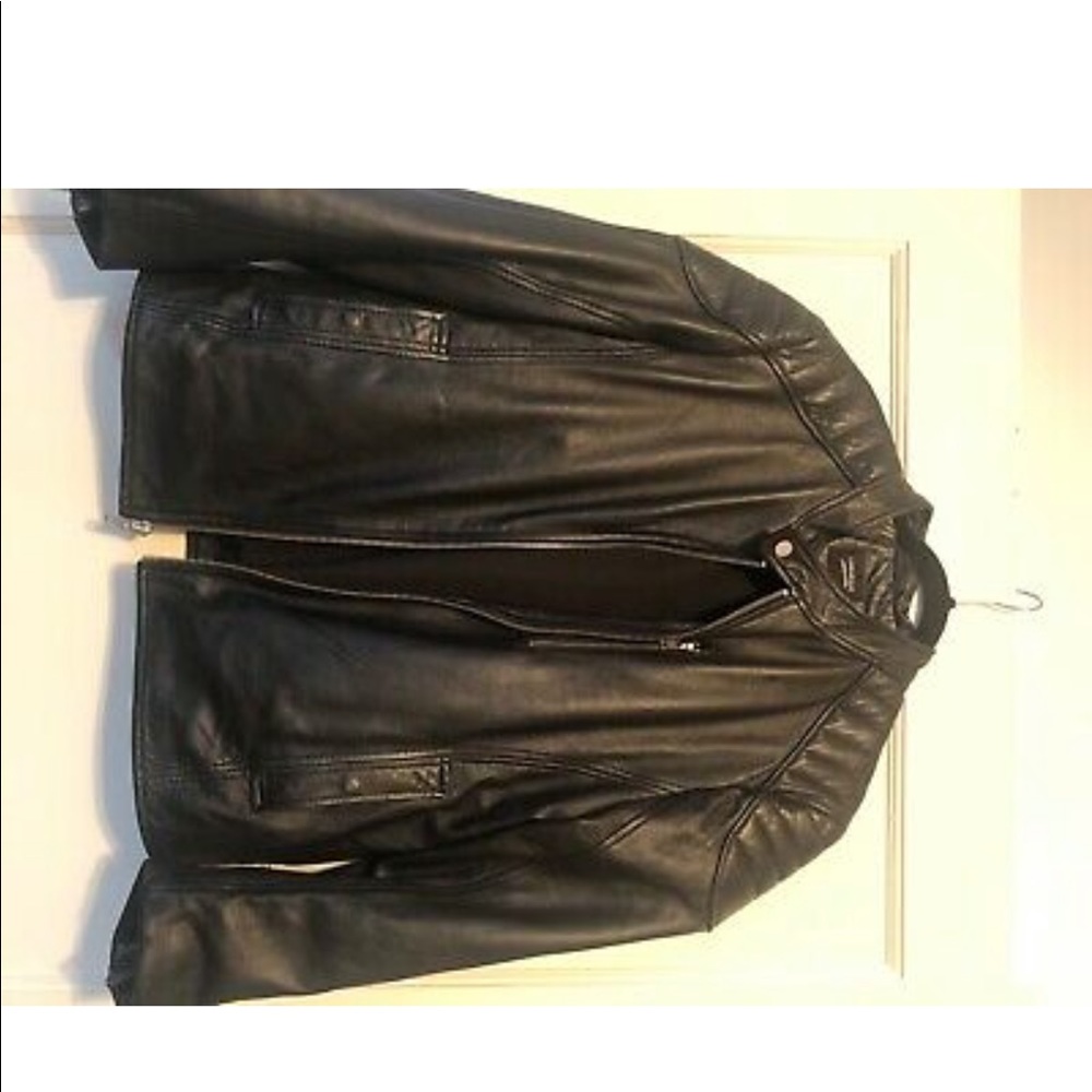 Lamarque unisex leather jacket